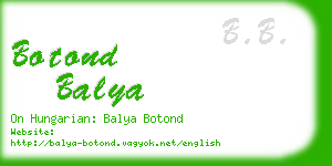 botond balya business card
